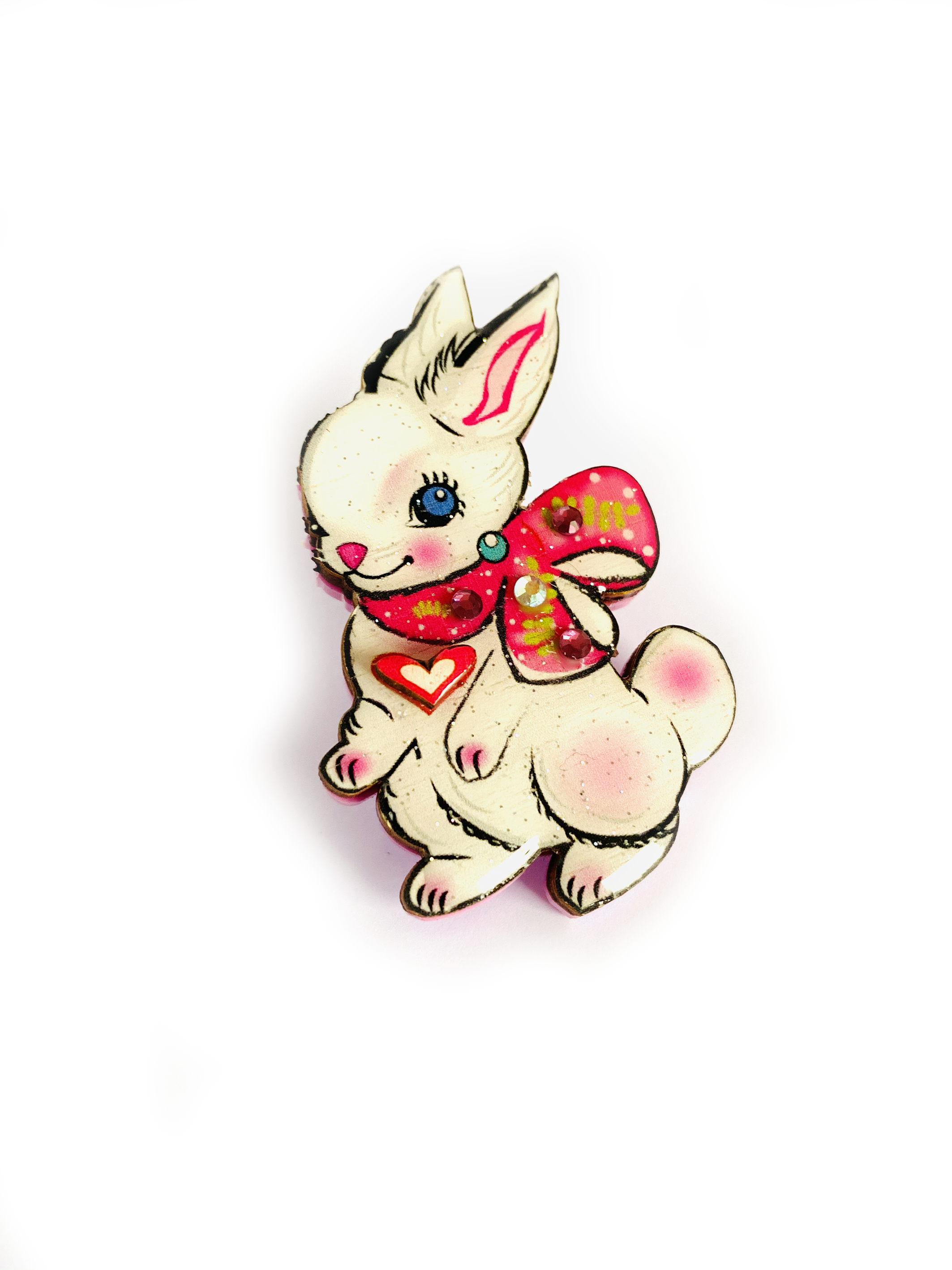 Layla the Bunny Brooch by Rosie Rose Parker