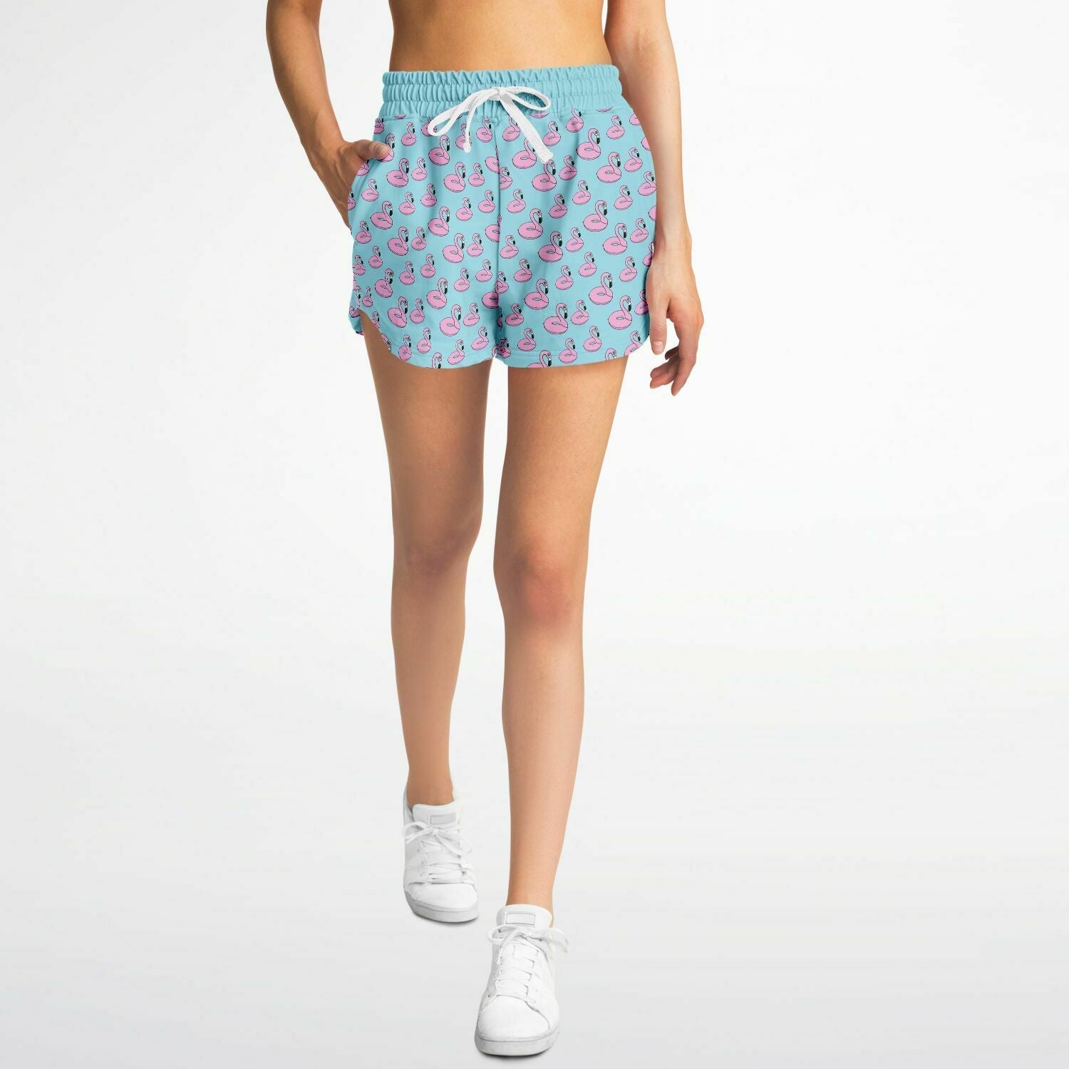 Flamingo Floatie Loose Shorts