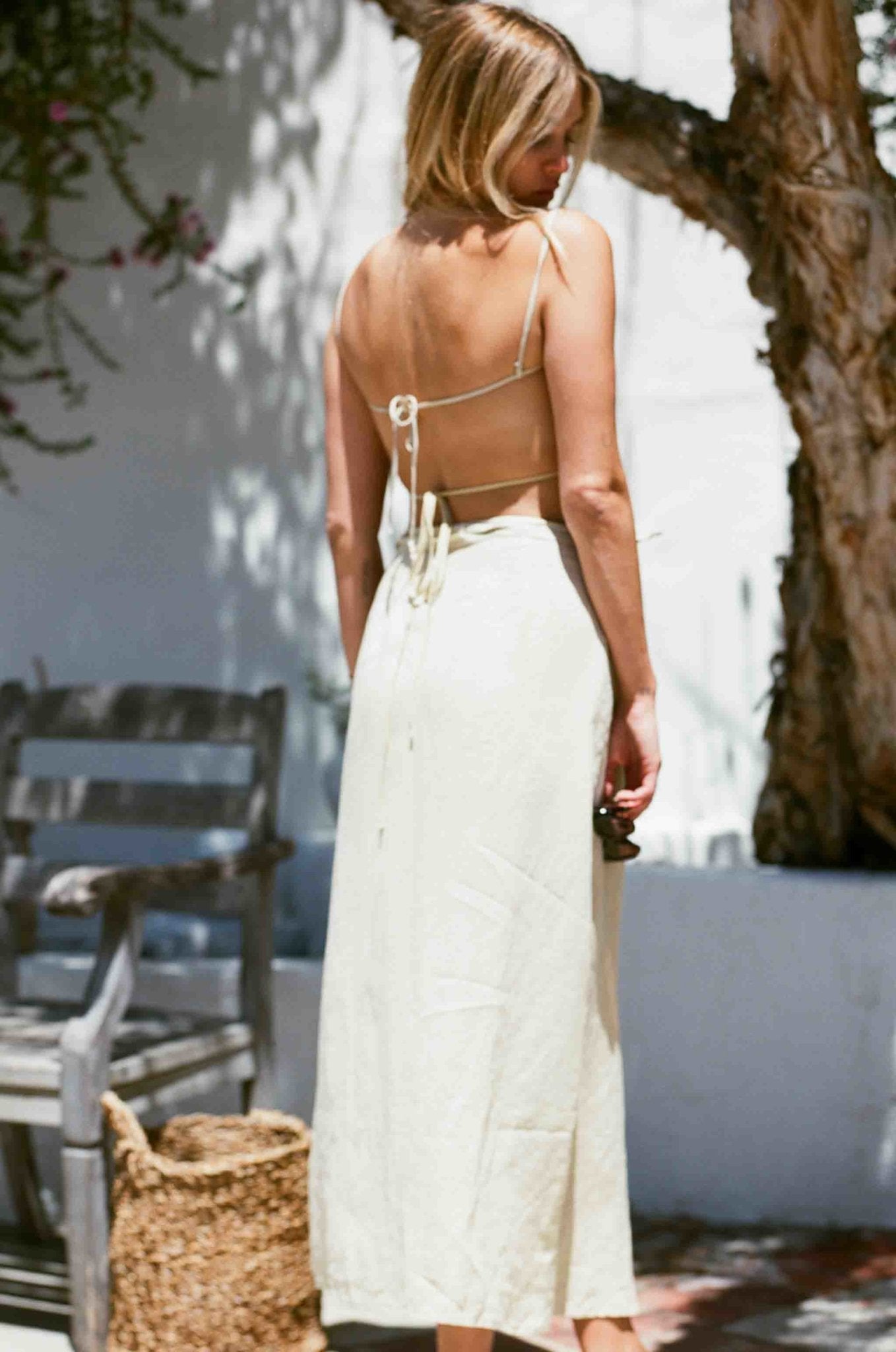 Daisy Two Piece Linen Set - Sage Green