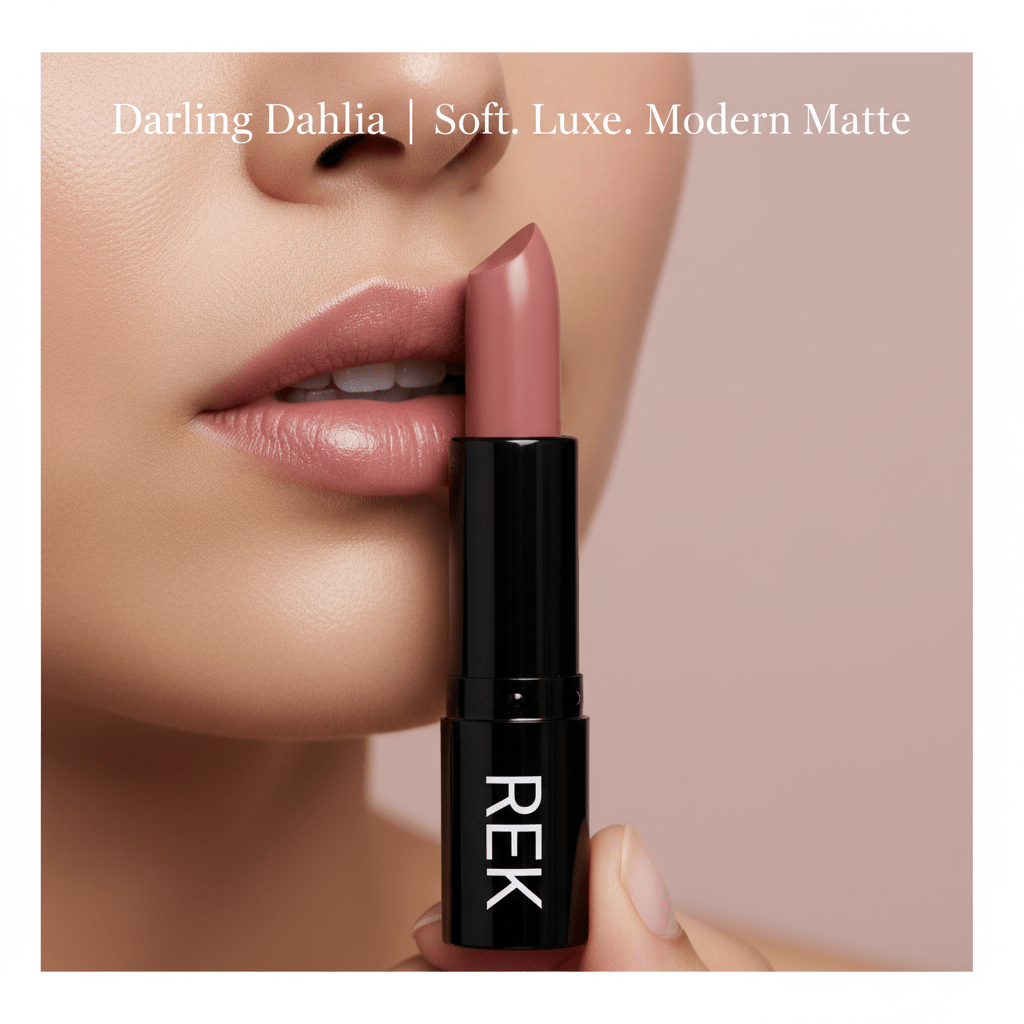 Cream Lipstick Collection | REK Cosmetics | Creamy Satin Finish, Longwear Formula