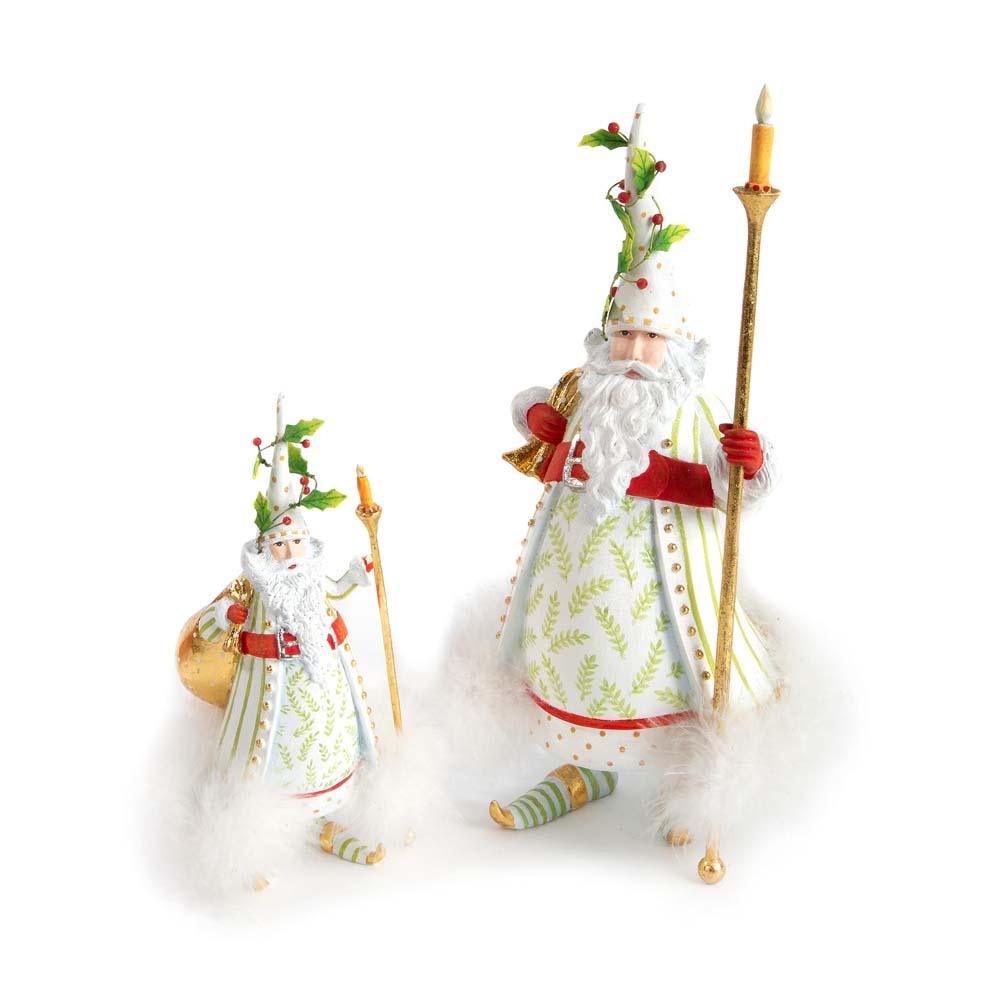 Dash Away Candlelight Santa Figure by Patience Brewster