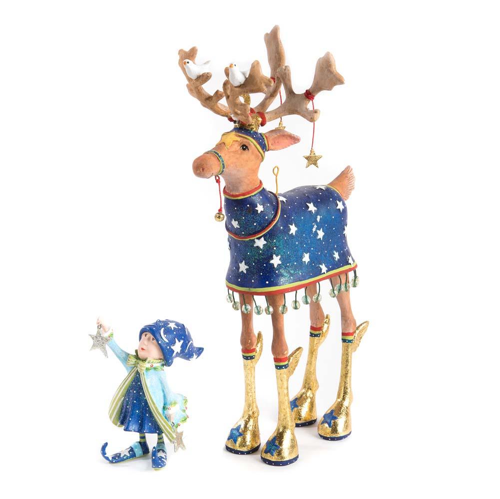 Dash Away Comet Reindeer Figure by Patience Brewster