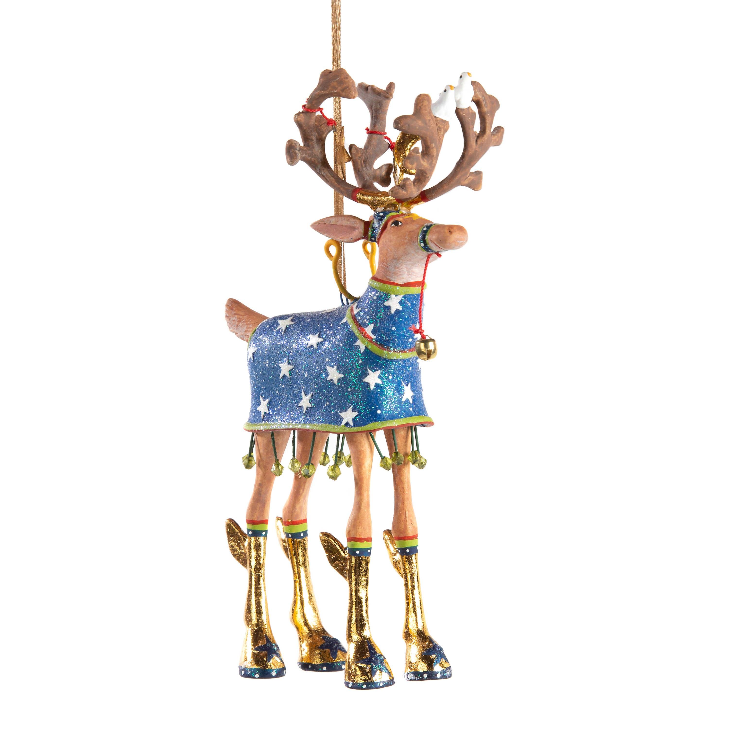 MINI Dash Away Reindeer Ornaments SOLD INDIVIDUALLY by Patience Brewster