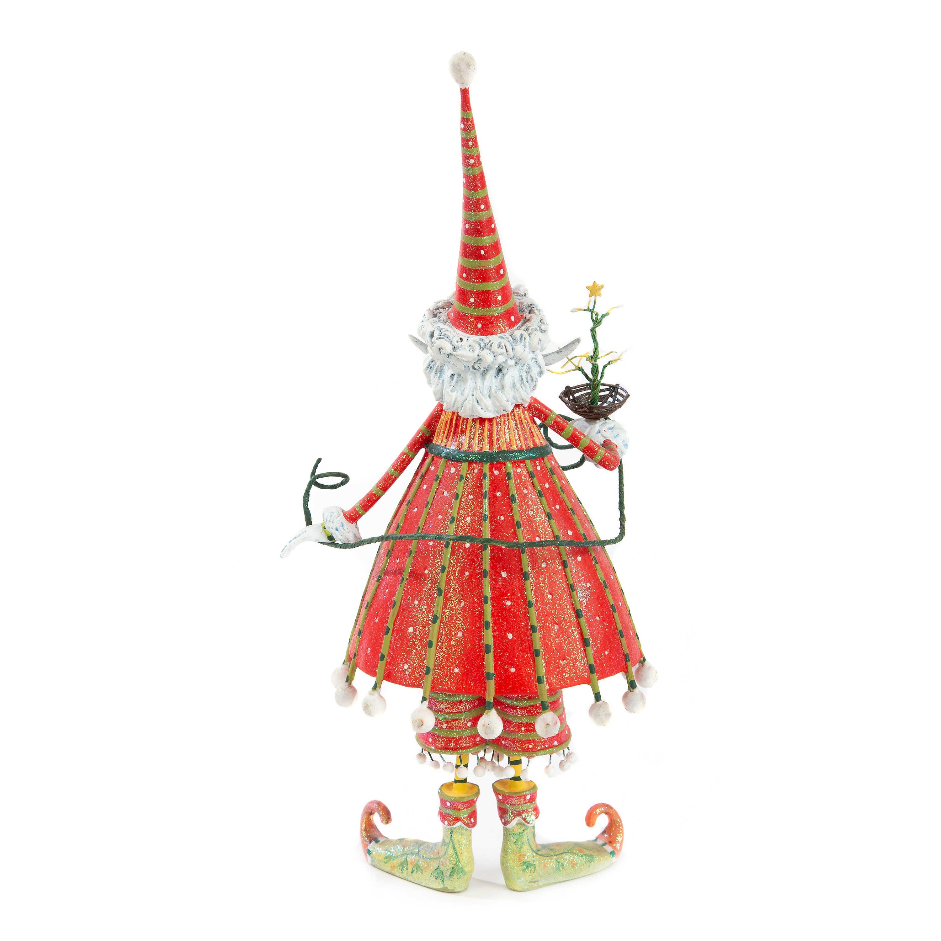 Dash Away Dashing Santa Figure by Patience Brewster