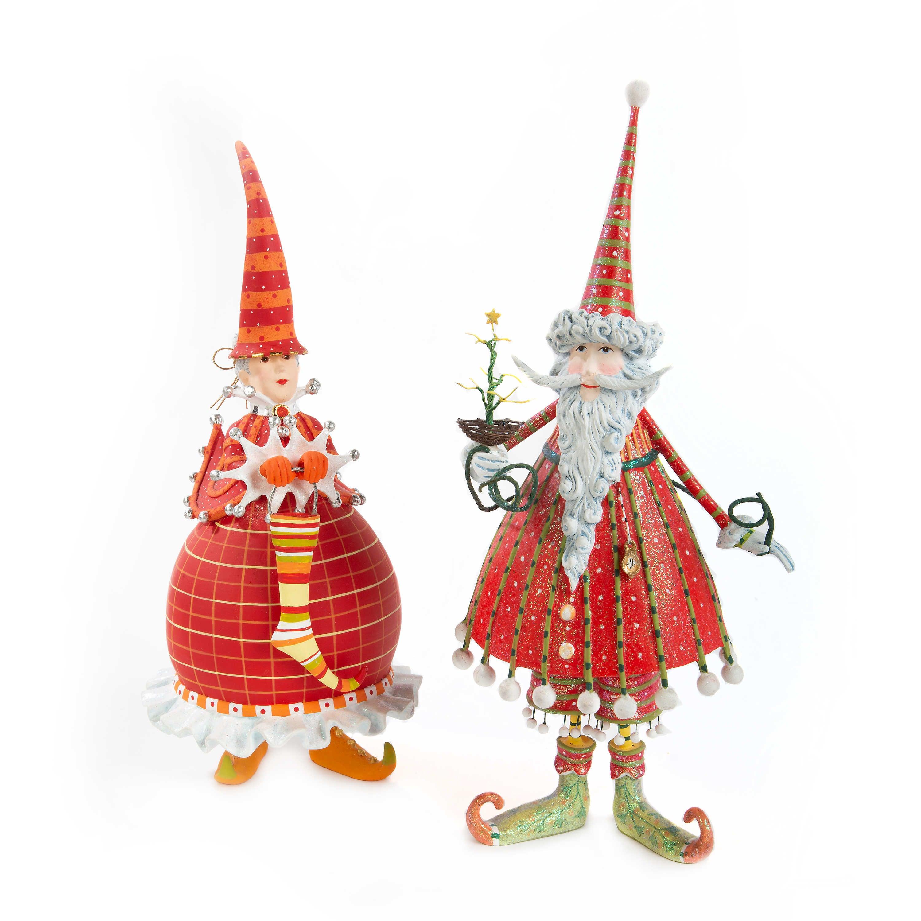 Dash Away Dashing Santa Figure by Patience Brewster