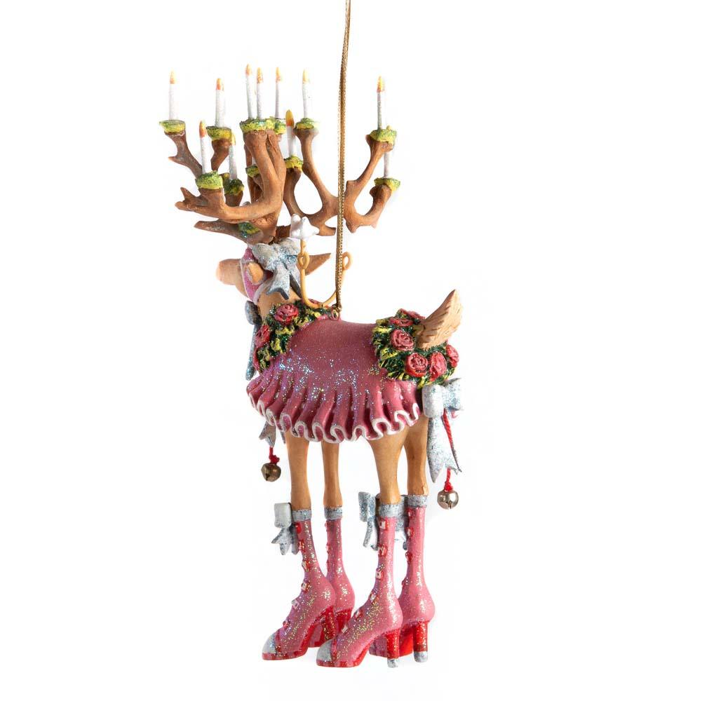 Dash Away Donna Reindeer Ornament by Patience Brewster