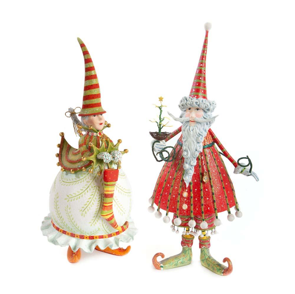 Dash Away Mrs. Santa Figure by Patience Brewster
