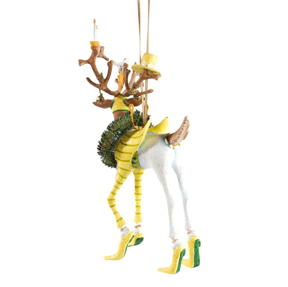 Dash Away Prancer Reindeer Ornament by Patience Brewster