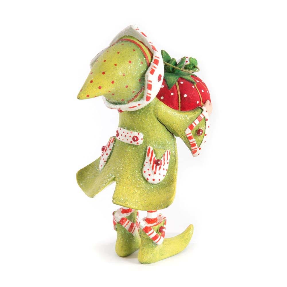 Dash Away Prancer's Elf Ornament by Patience Brewster