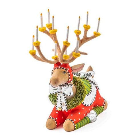 Dash Away Sitting Dasher Reindeer Figure by Patience Brewster