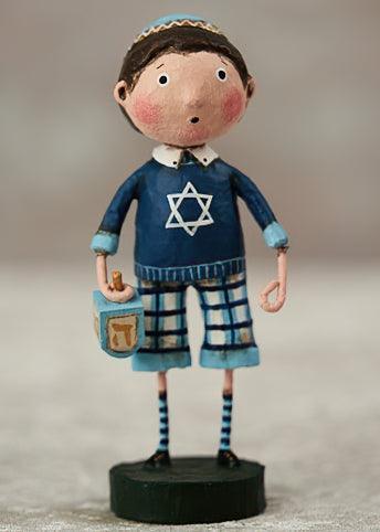 David's Dreidel Hanukkah Figurine by Lori Mitchell