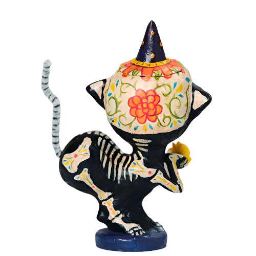 Day of the Dead Kitty Luminary Figure by Jorge de Rojas