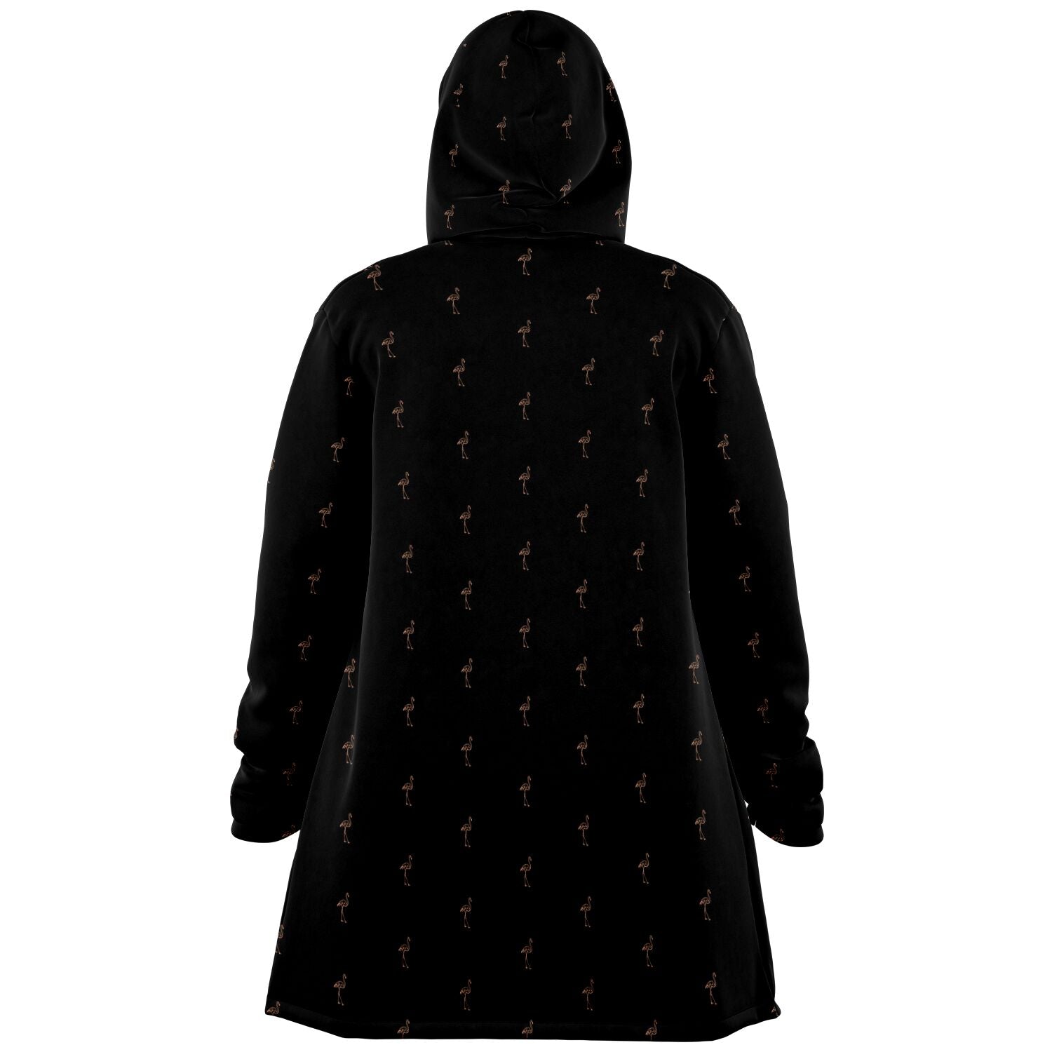 Classic Flamingo Silhouette Cloak Hoodie