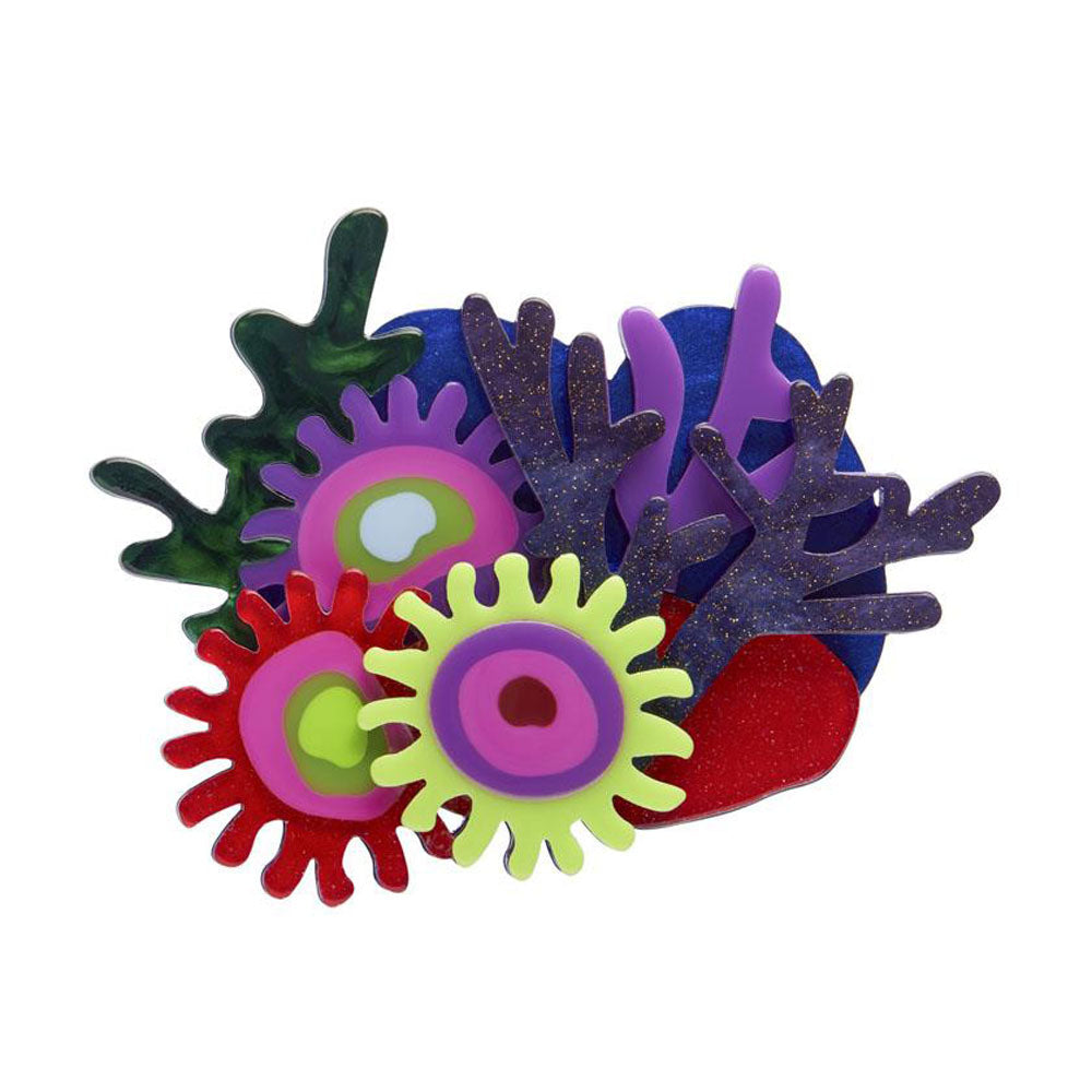 Deep Reef Corals Brooch by Erstwilder