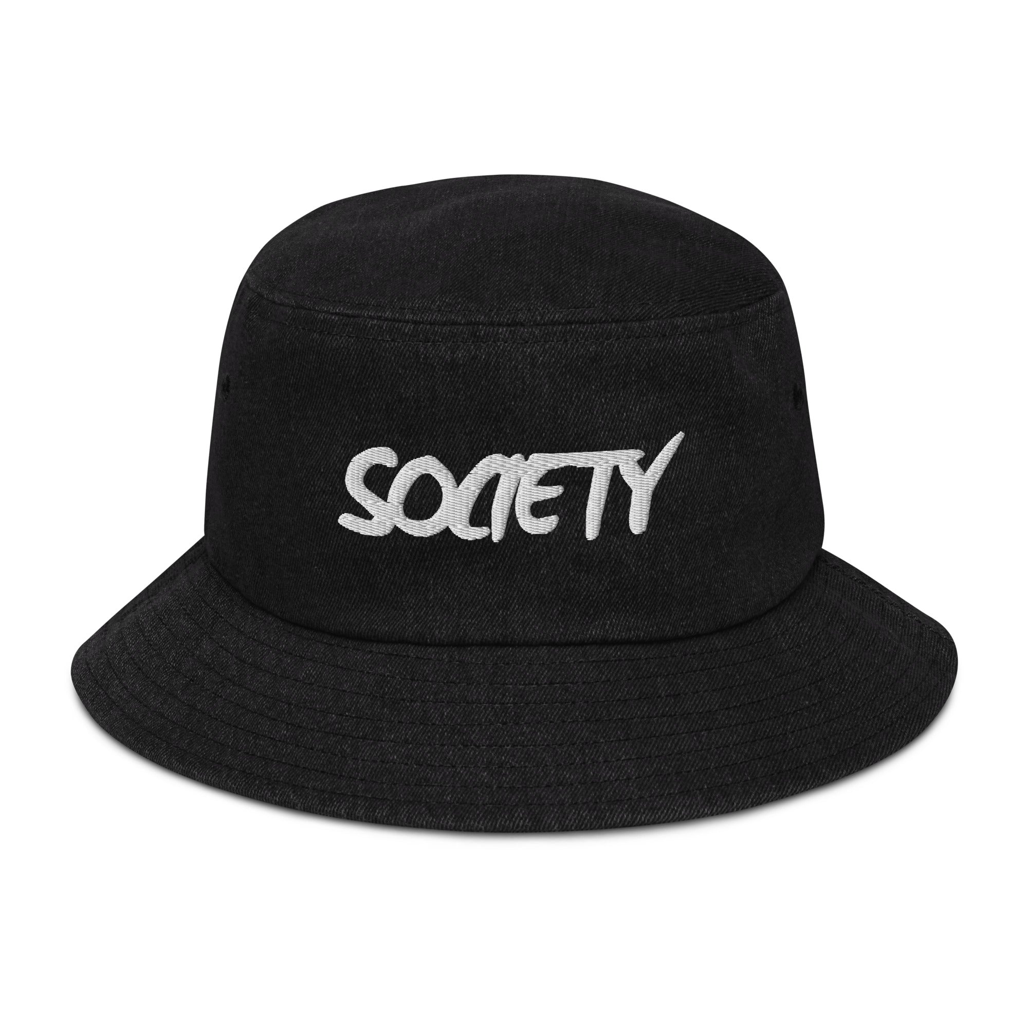 RICHJVNKIE SOCIETY Denim bucket hat