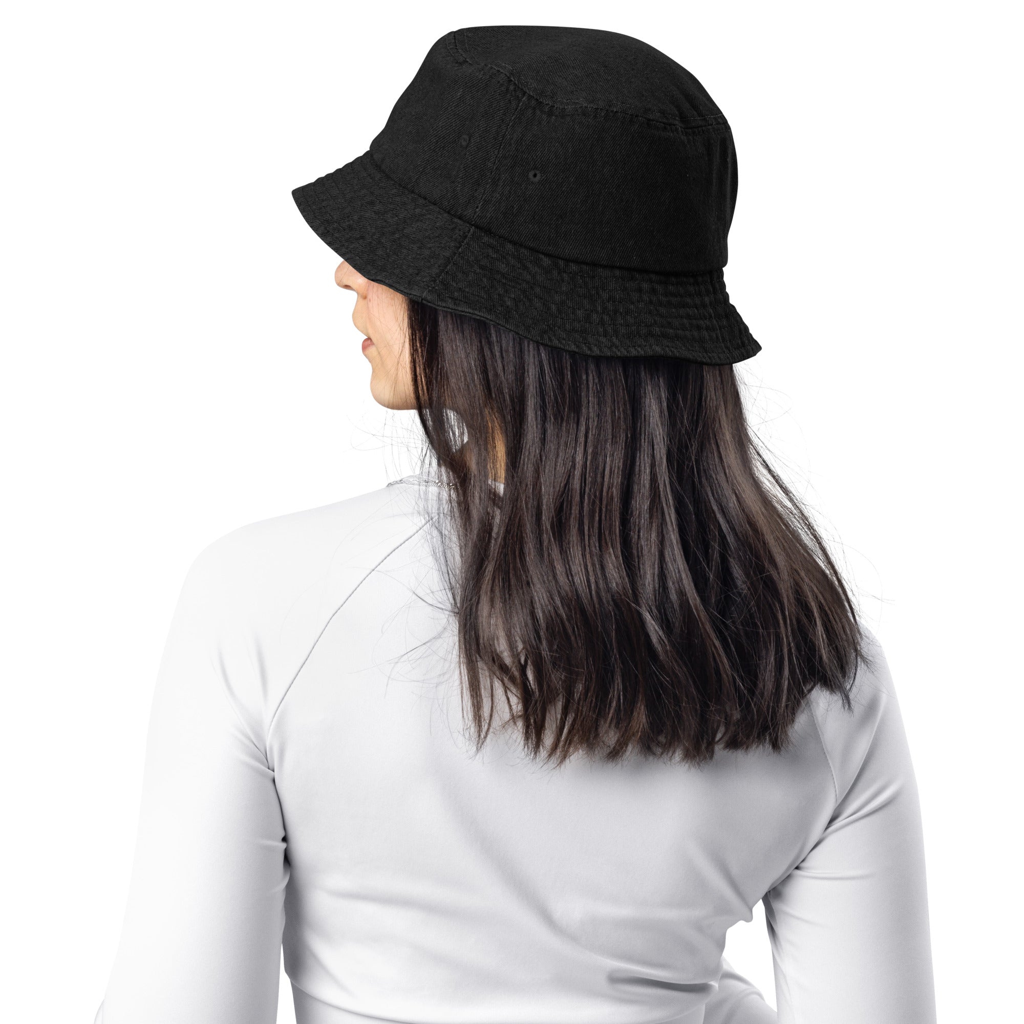 RICHJVNKIE SOCIETY Denim bucket hat