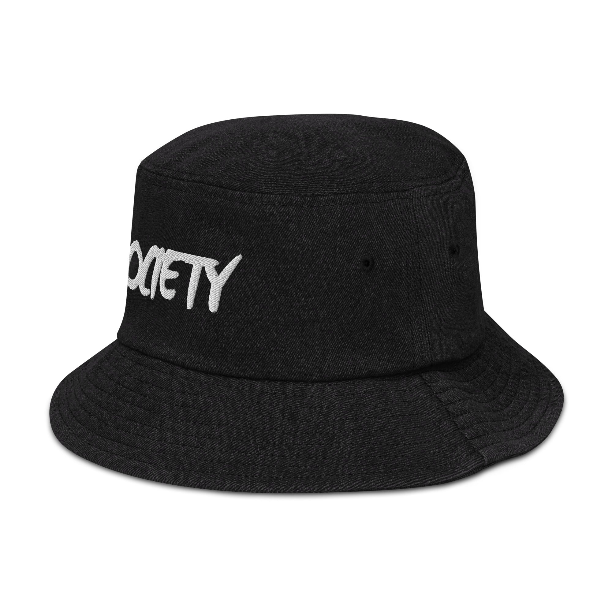 RICHJVNKIE SOCIETY Denim bucket hat