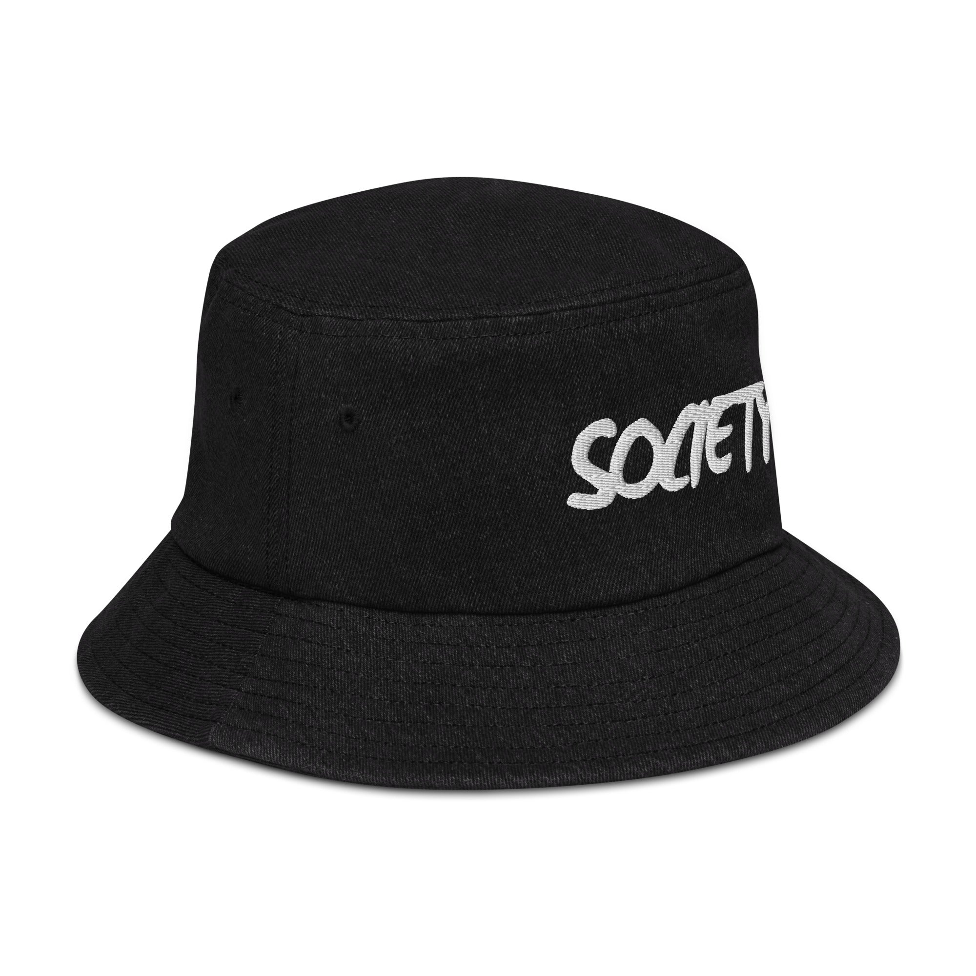 RICHJVNKIE SOCIETY Denim bucket hat