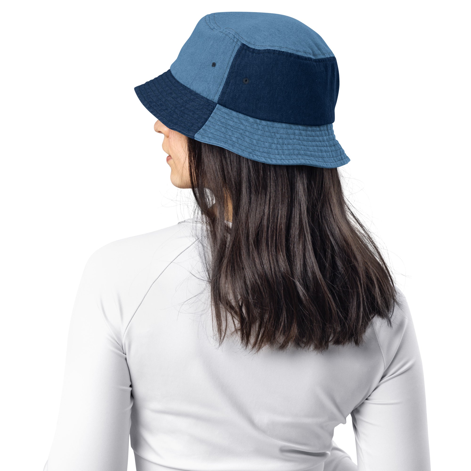 RICHJVNKIE SOCIETY Denim bucket hat
