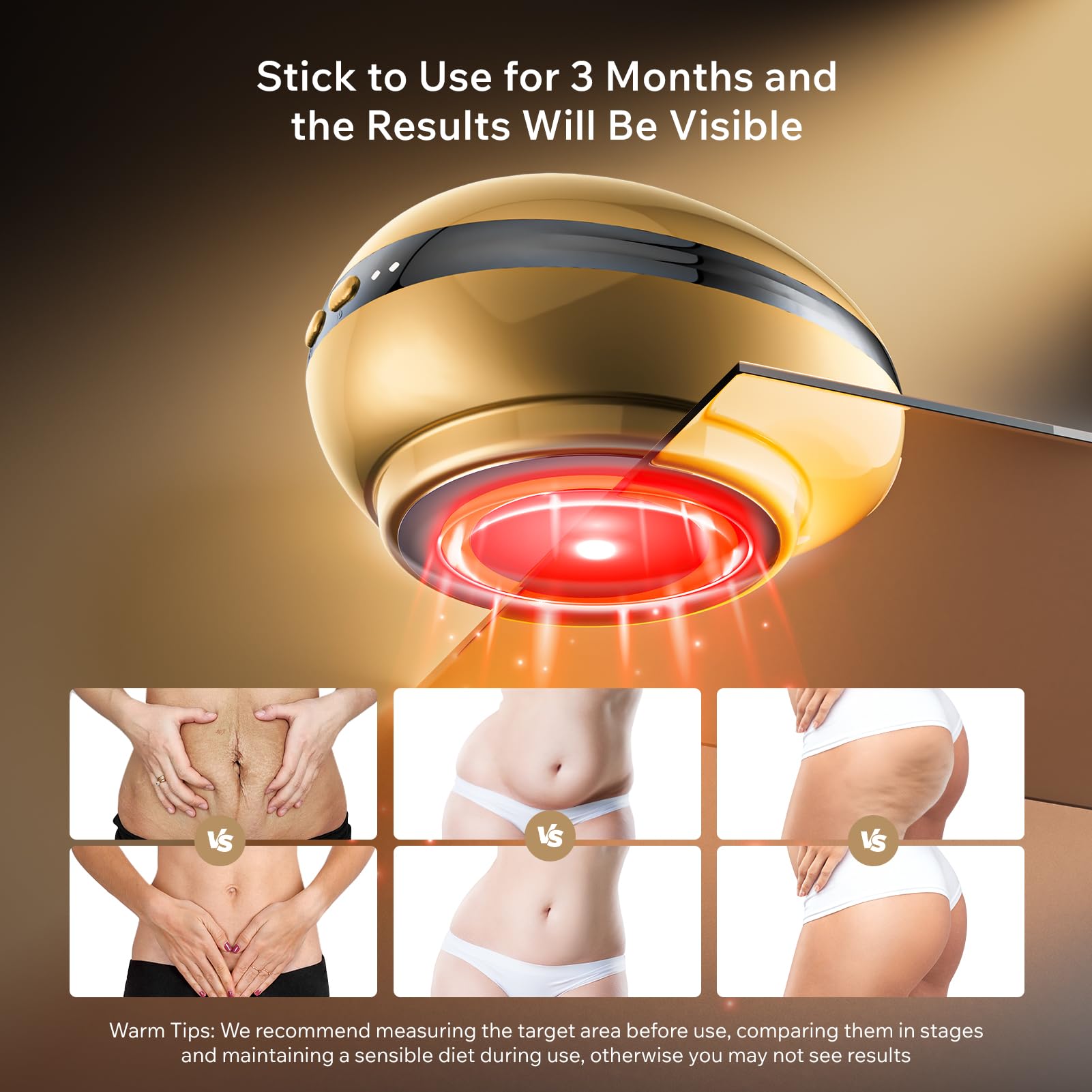 Depsoul Body Massager, 2 in 1 Professional Wireless Electric Massager, with 3 Gears for Belly, Waist, Leg, Butt, Arm