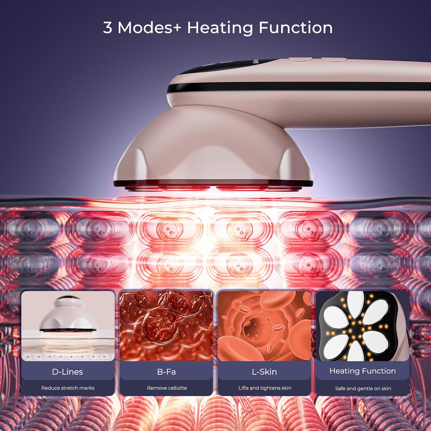 Depsoul Body Massager Professional Electric Leg Massager for Belly, Back, Waist, Arms, Buttocks