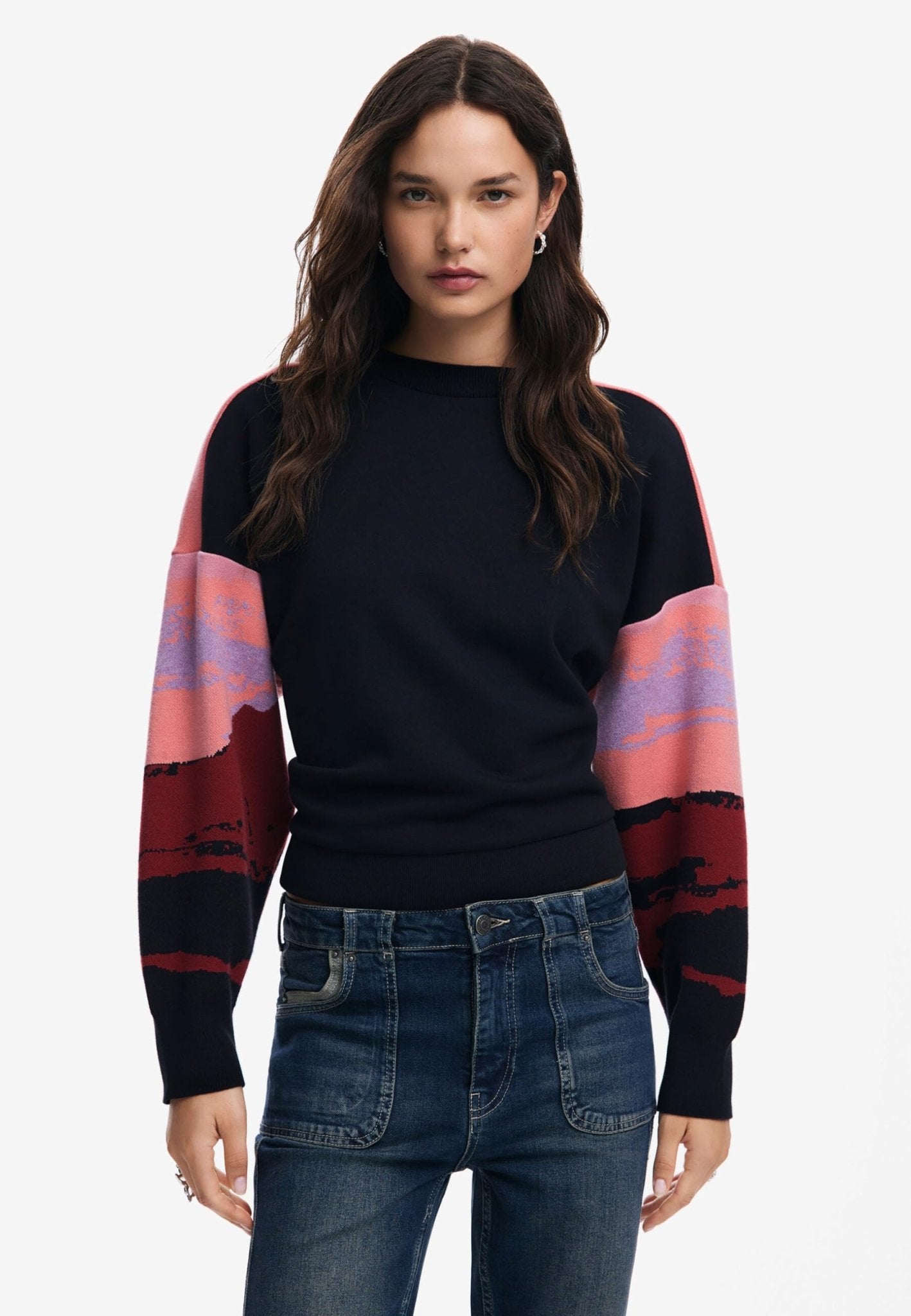 Desigual Women's Sunset Landscape Sweatshirt
