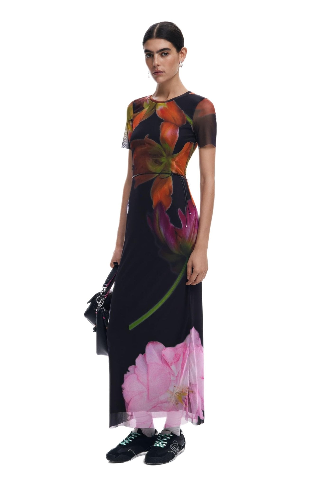 Desigual Women's Tulle Flower Dress