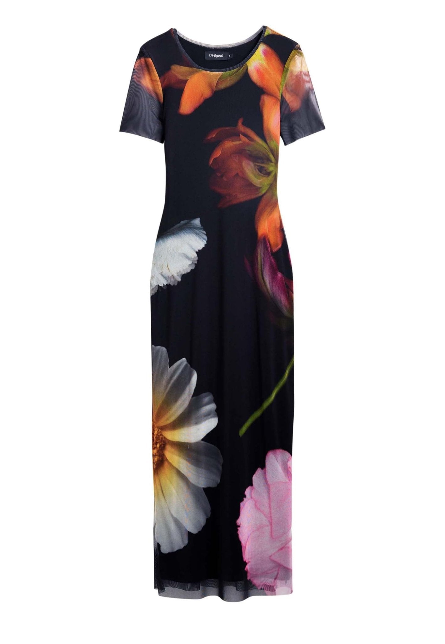 Desigual Women's Tulle Flower Dress