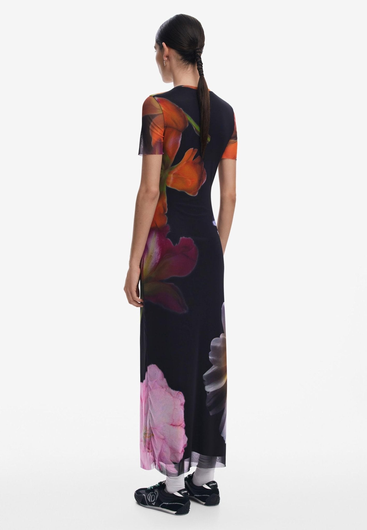 Desigual Women's Tulle Flower Dress