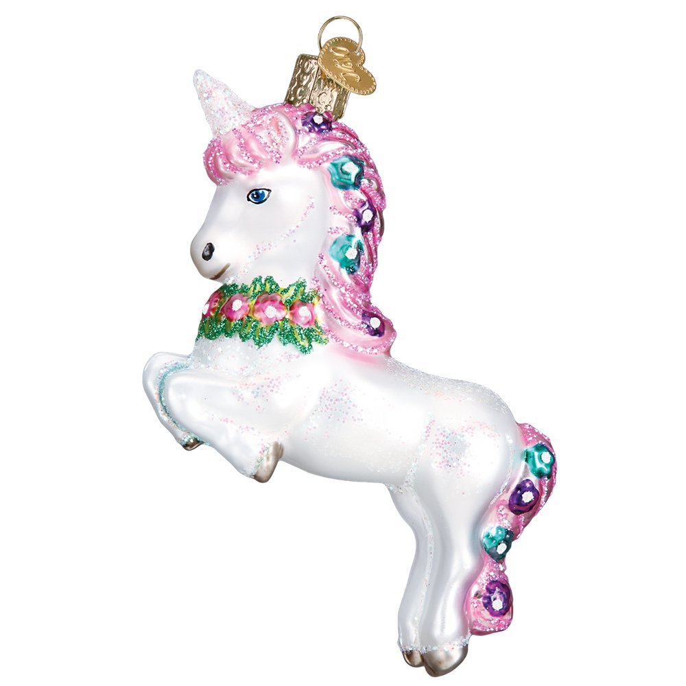 Old World Christmas Prancing Unicorn