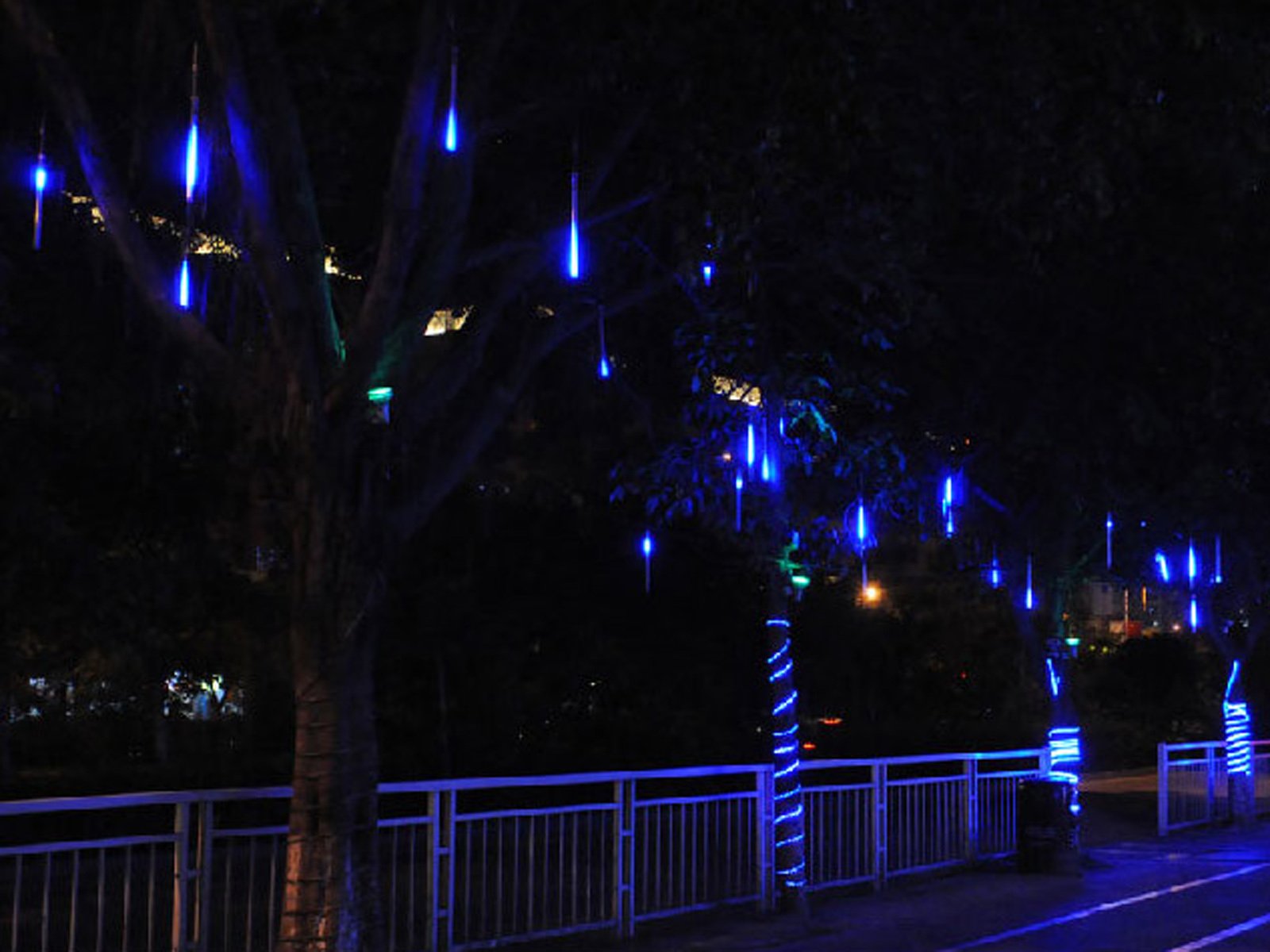 LED Meteor Smd Lights - Blue 50 Cm