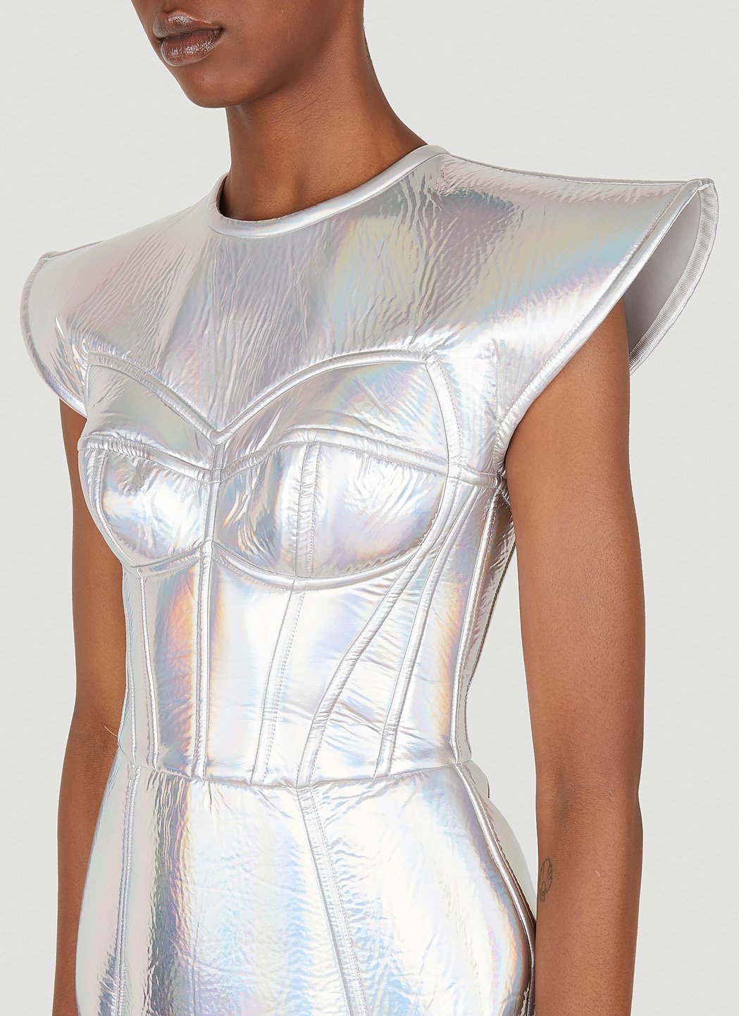 Dolce & Gabbana Women Metallic Bustier Dress