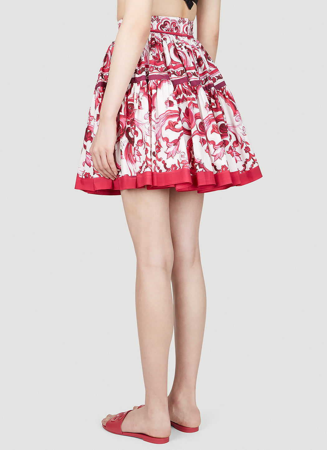 Dolce & Gabbana Women Majolica Print Skirt