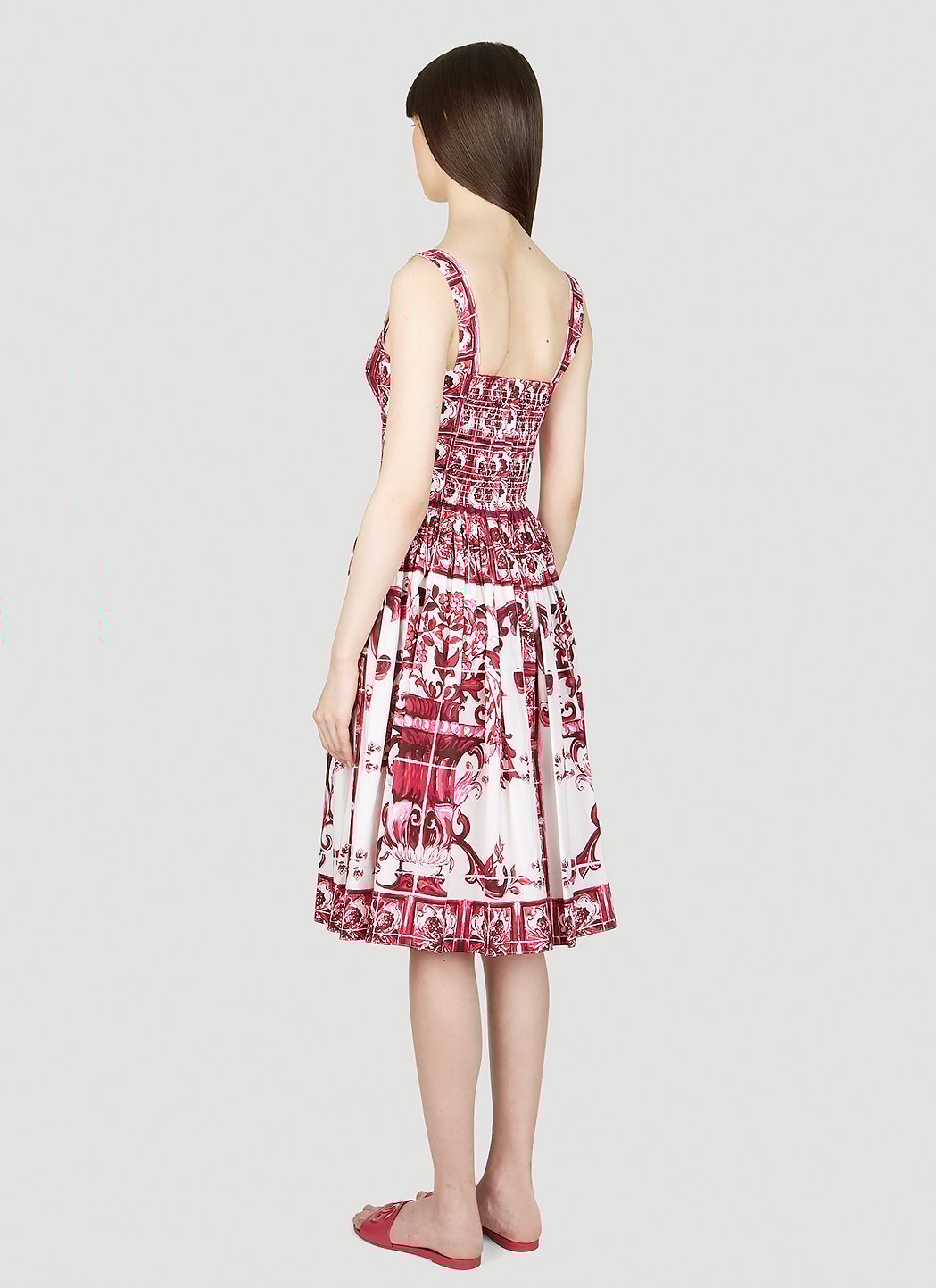 Dolce & Gabbana Women Majolica Print Dress
