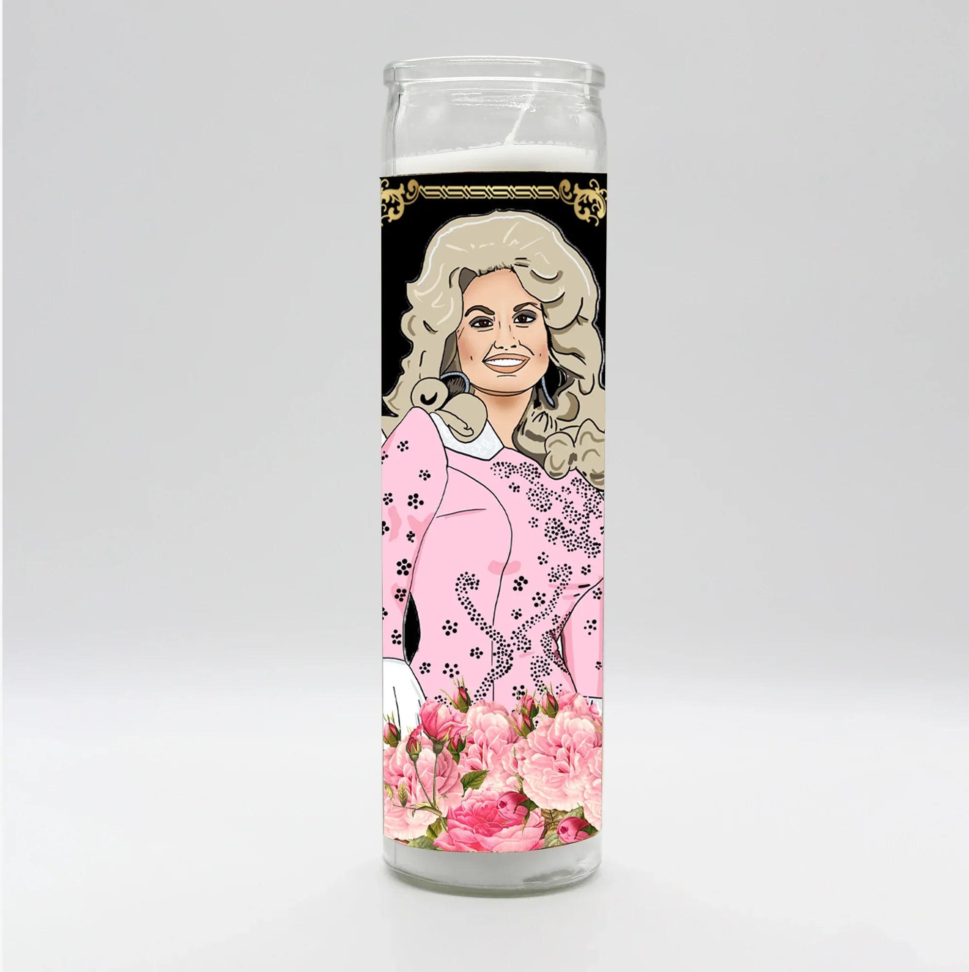 Saint Queen of Country Illustration Candle by BOBBYK