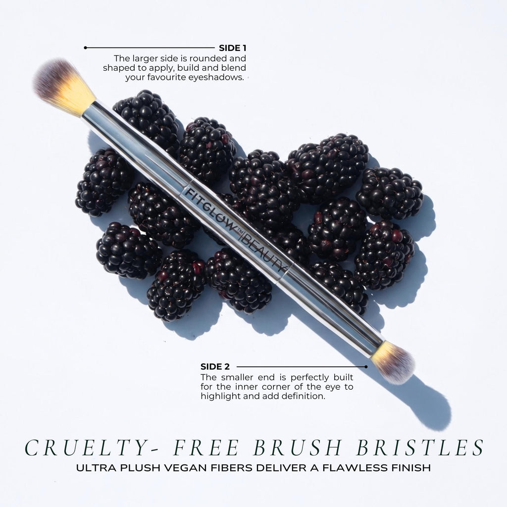 Vegan Teddy Double Eye Brush