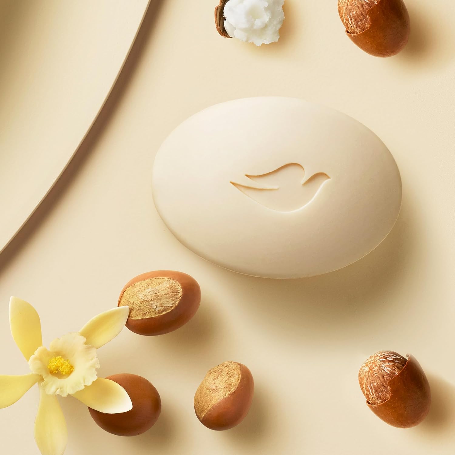 Dove Beauty Bar Soap Shea Butter, 8 Count