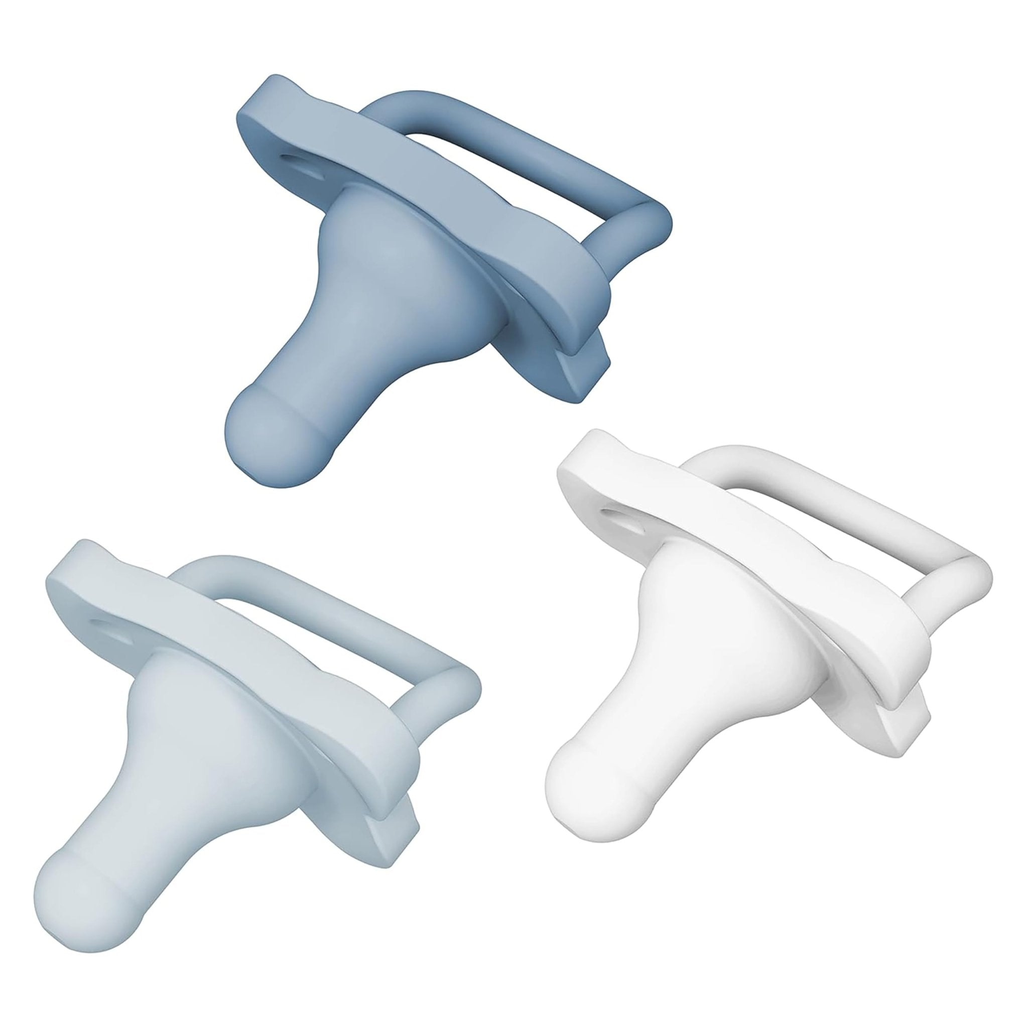 Dr. Brown’s HappyPaci 100% Silicone Pacifier 0-6m, BPA Free, White, Pink, Light Pink 3-Pack