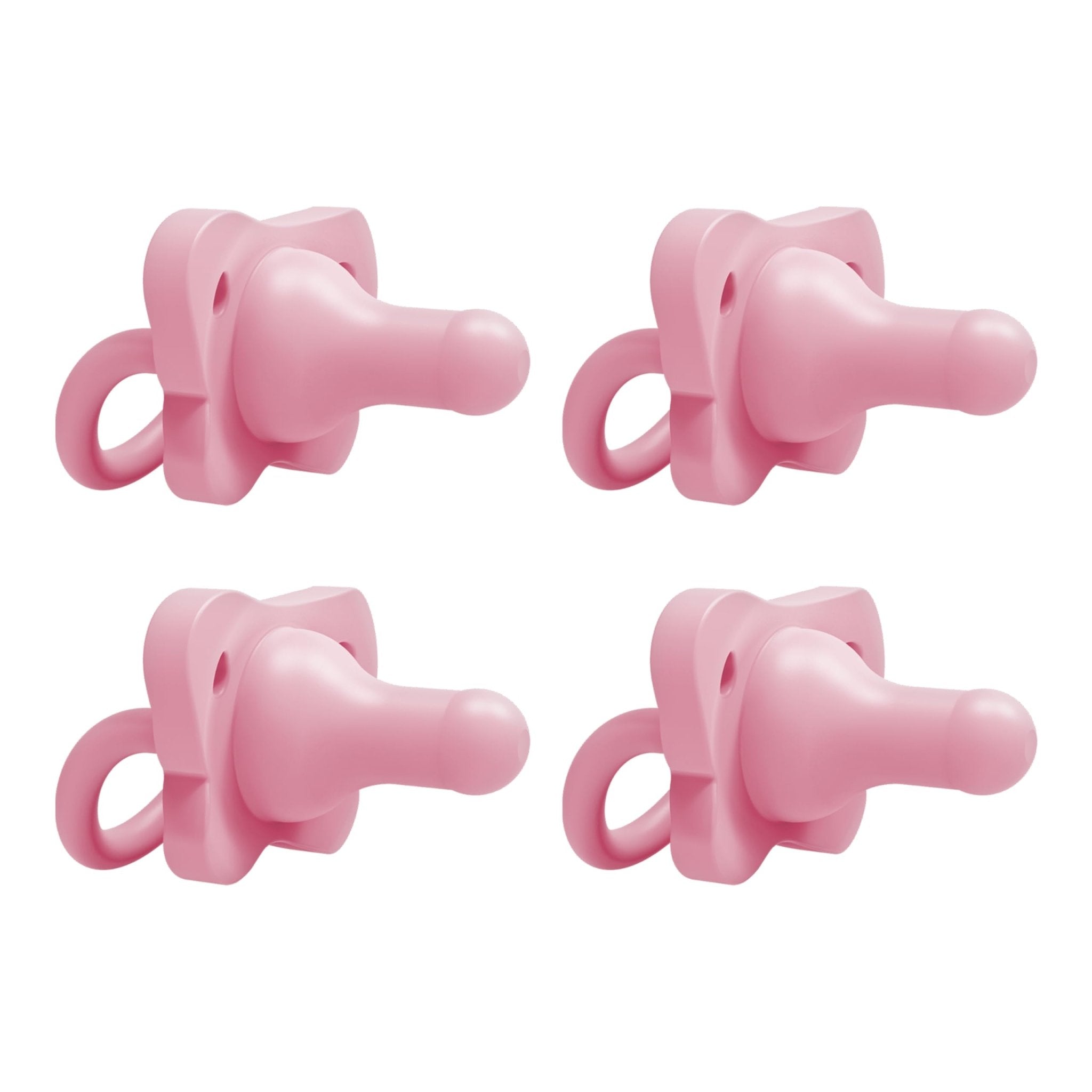 Dr. Brown’s HappyPaci 100% Silicone Pacifier 0-6m, BPA Free, White, Pink, Light Pink 3-Pack