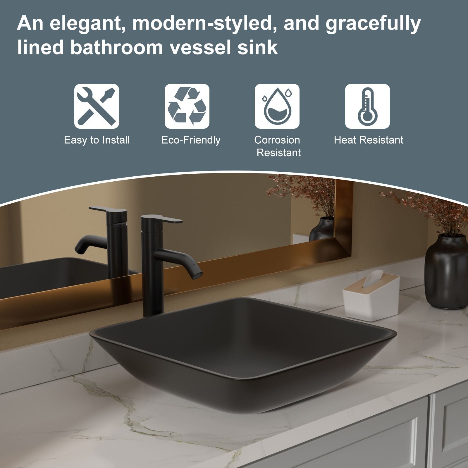 Above Counter Artistic Tempered Glass Bathroom Sink Transparent Counter Top Bathroom Single Bowl Vessel Basin