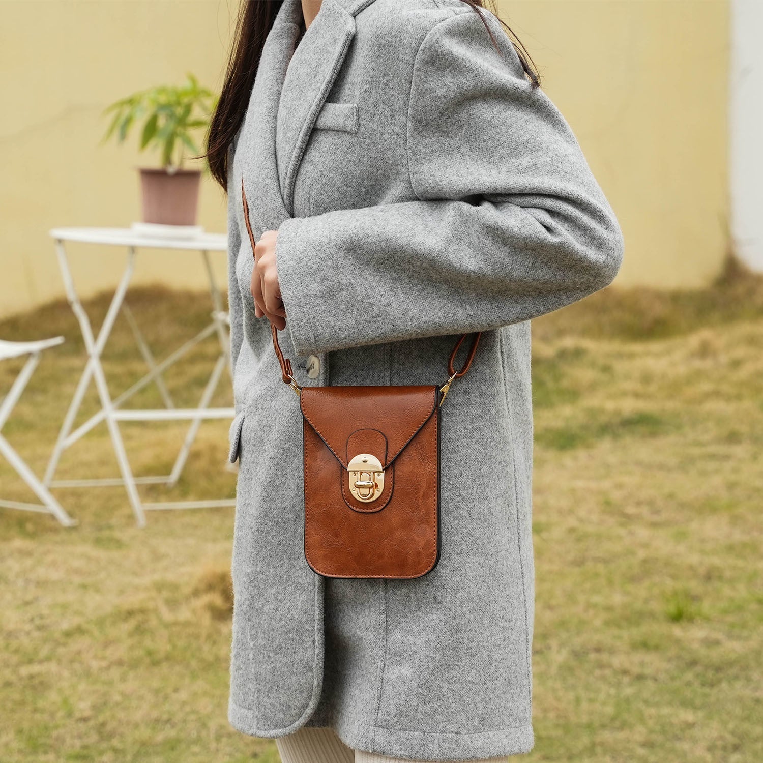 MKF Collection Havana Women Phone Crossbody Bag by Mia K