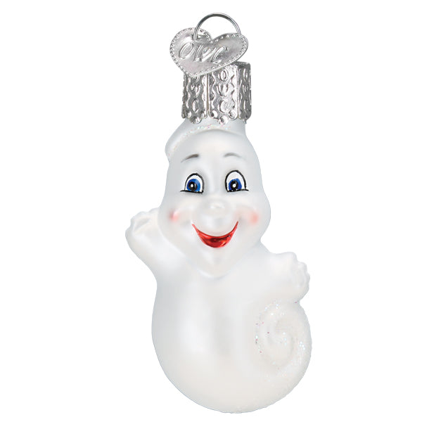Gumdrop Mini Ghost Glass Ornament