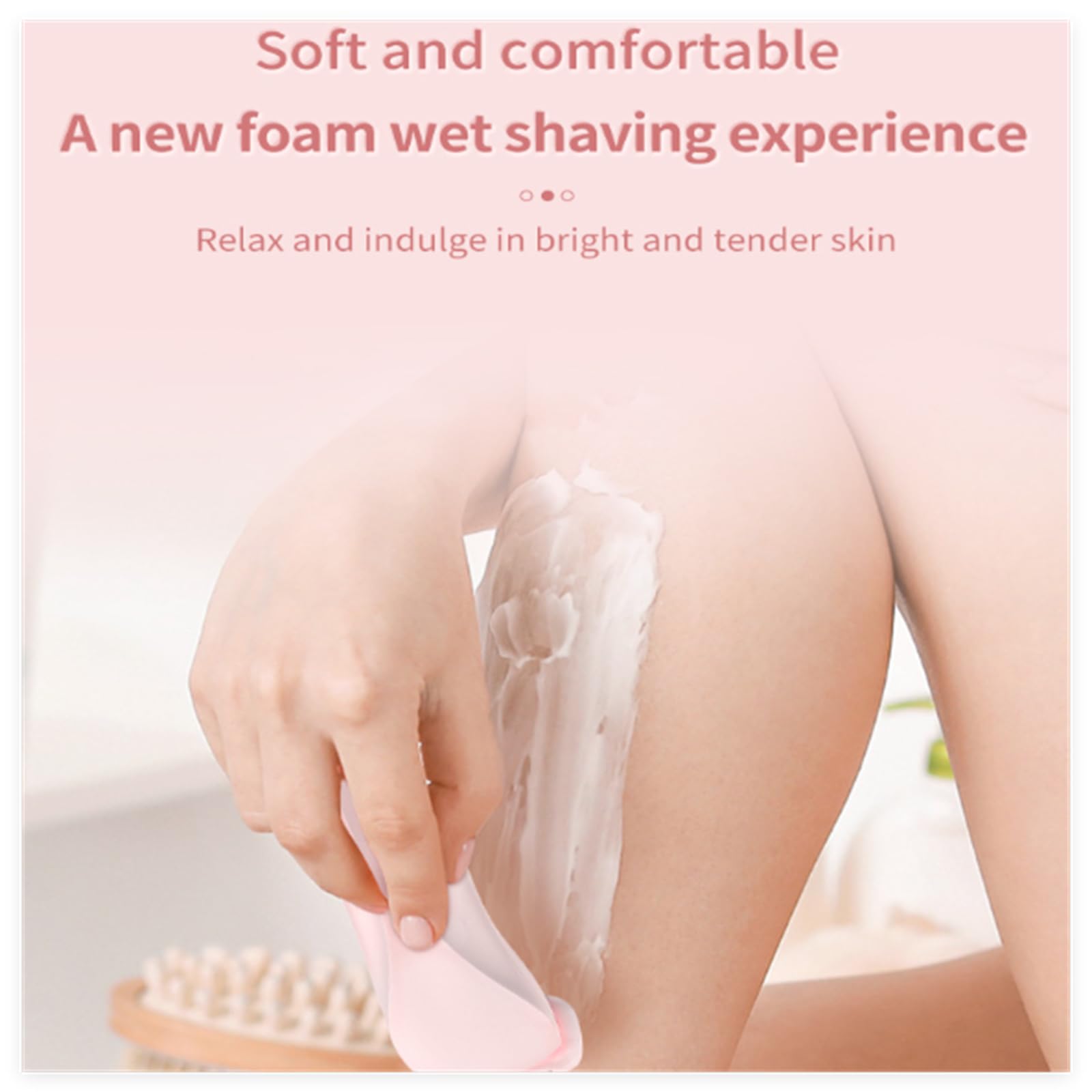 Dusk Collection Razor, Razors for Teens Girls Beginners, Smooth Shave Pro, Electrics Razors for Woman, Electric Shavers for Women, 2 in 1 Wet & Dry Electric Waterproof Razor, Removable Head (Blue)