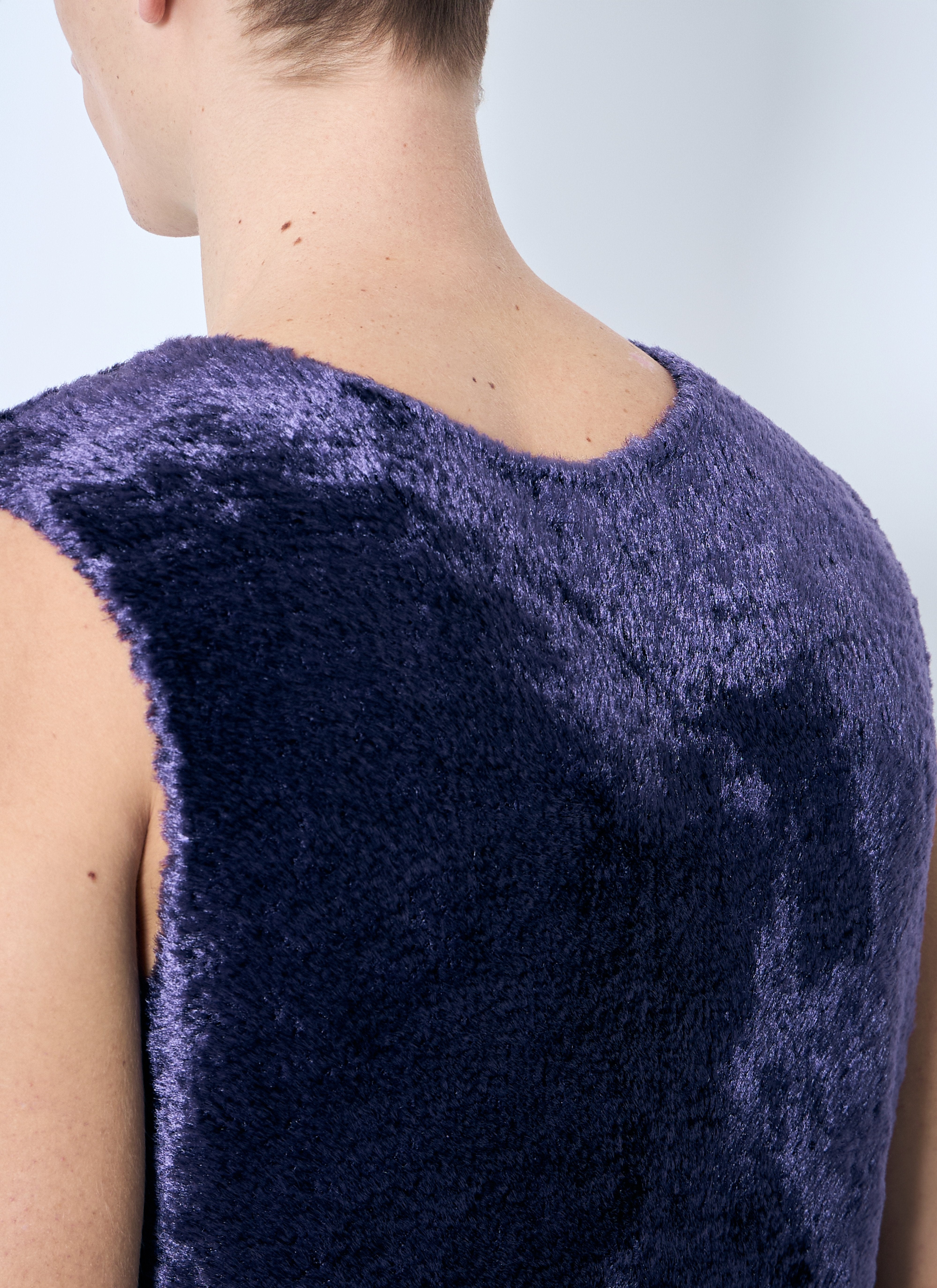 Dries Van Noten Men Fluffy Knit Top