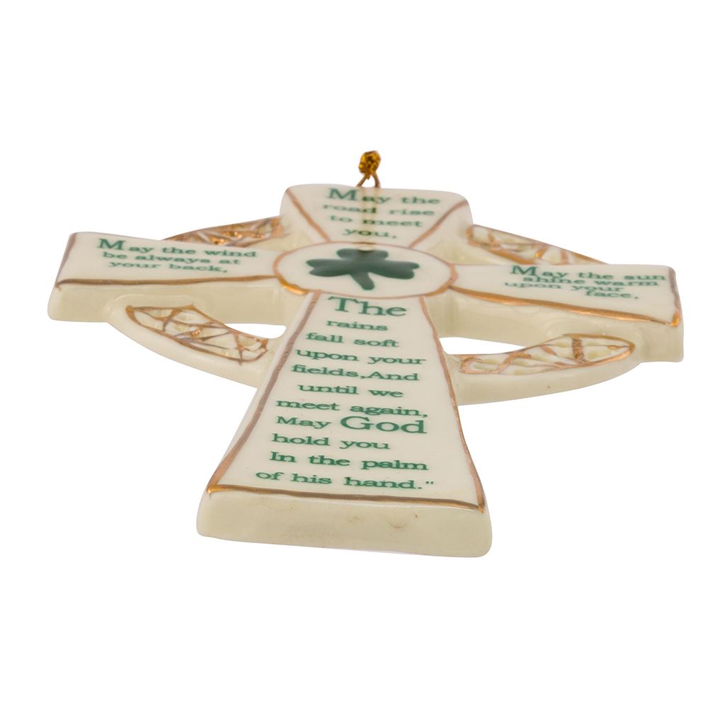 Porcelain Irish Cross Ornament
