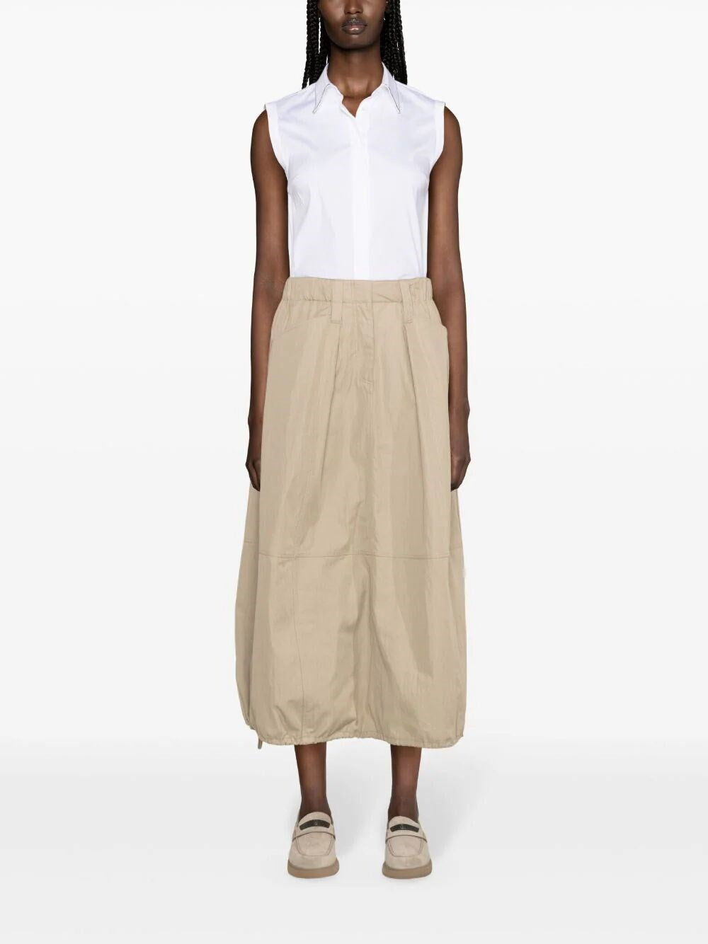 Brunello Cucinelli Women Stretch Poplin Shirt