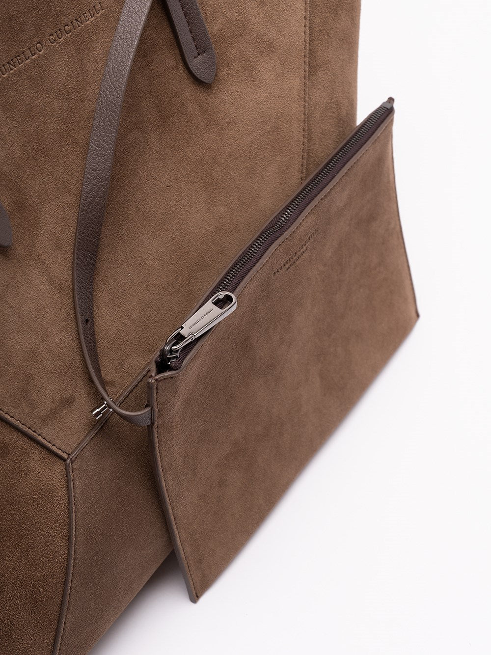 Brunello Cucinelli Women `Bc Duo` Bag In Suede With Monili