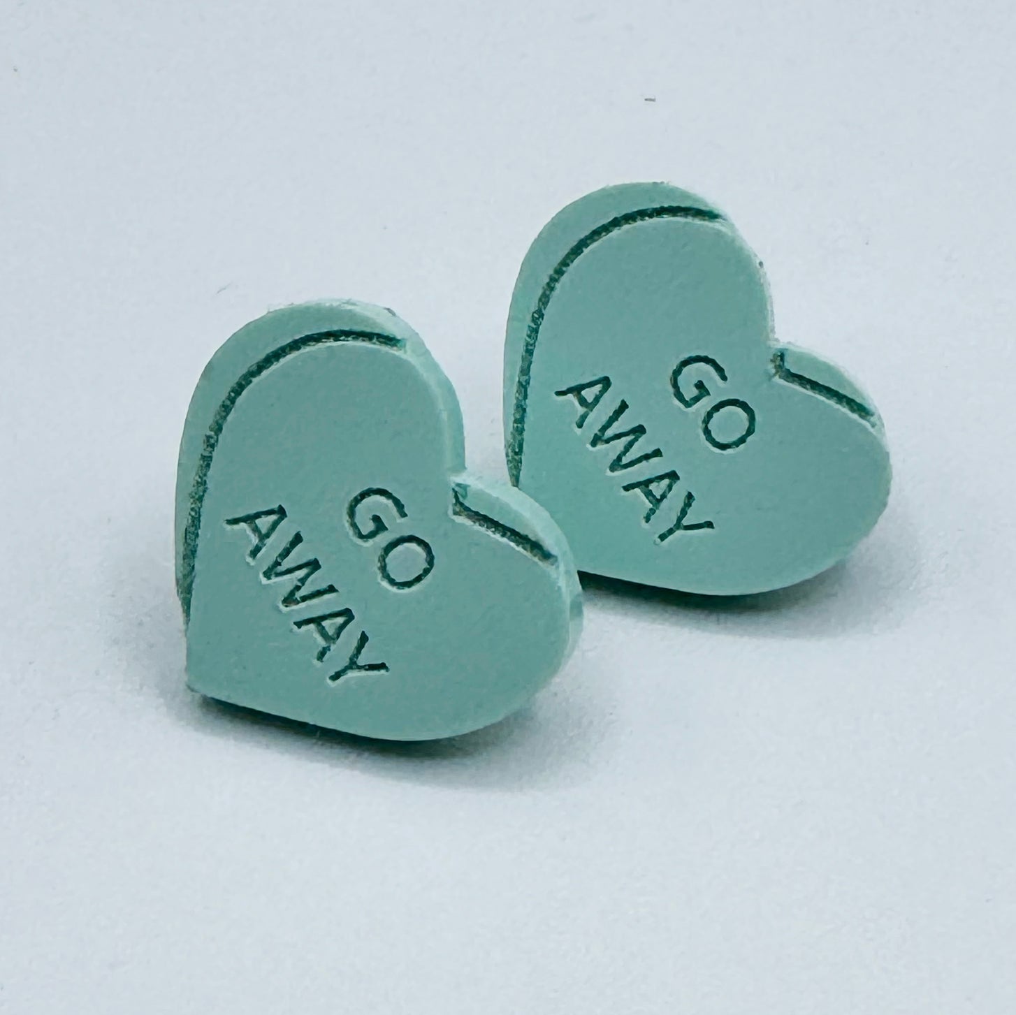 Heart Candy GO AWAY Studs (Multicolor) by BOBBYK