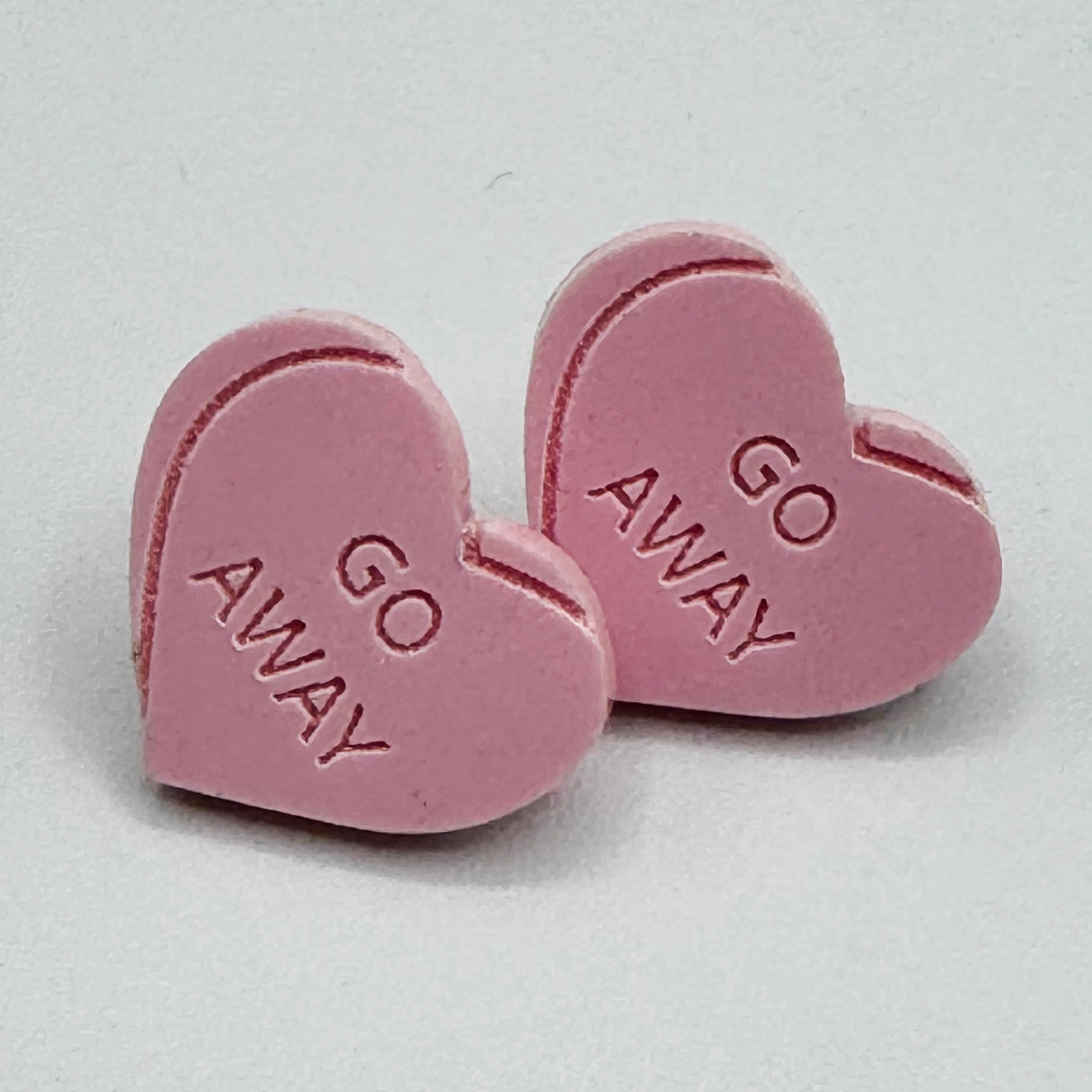 Heart Candy GO AWAY Studs (Multicolor) by BOBBYK