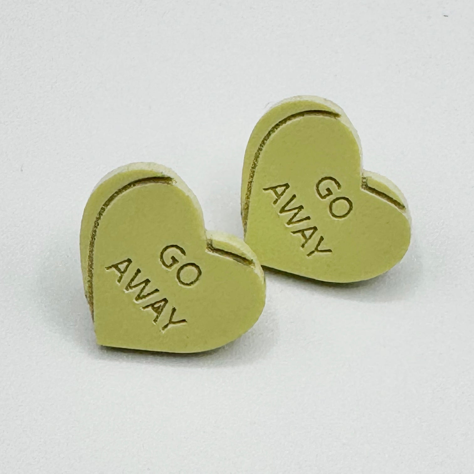 Heart Candy GO AWAY Studs (Multicolor) by BOBBYK
